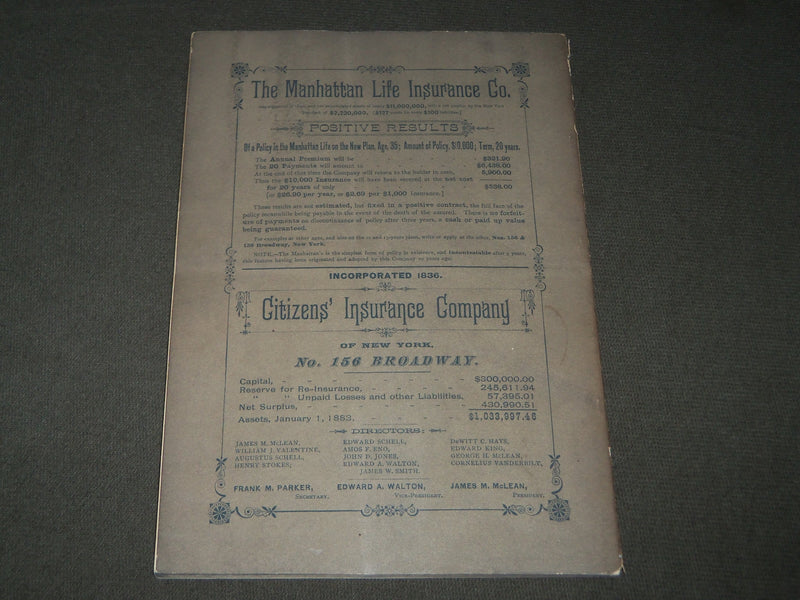 1883 JUNE THE MANHATTAN AN ILLUSTRATED MONTHLY MAGAZINE VOLUME 1 NO. 6 - J 3352
