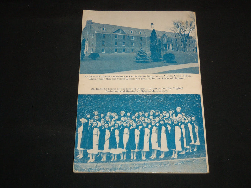 1942 SEVENTH-DAY ADVENTISTS BELIEF AND WORK SOFTCOVER BOOK - J 9294