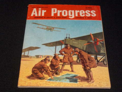 1958 FALL AIR PROGRESS MAGAZINE - WWI HANDLEY PAGE O/400 BOMBERS - E 7109
