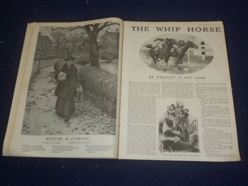 1916 NOVEMBER 25 COLLIER'S MAGAZINE - THANKSGIVING - ST 6715
