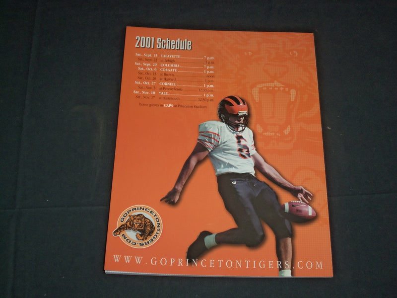 2001 PRINCETON UNIVERSTIY FOOTBALL YEARBOOK - J 3850