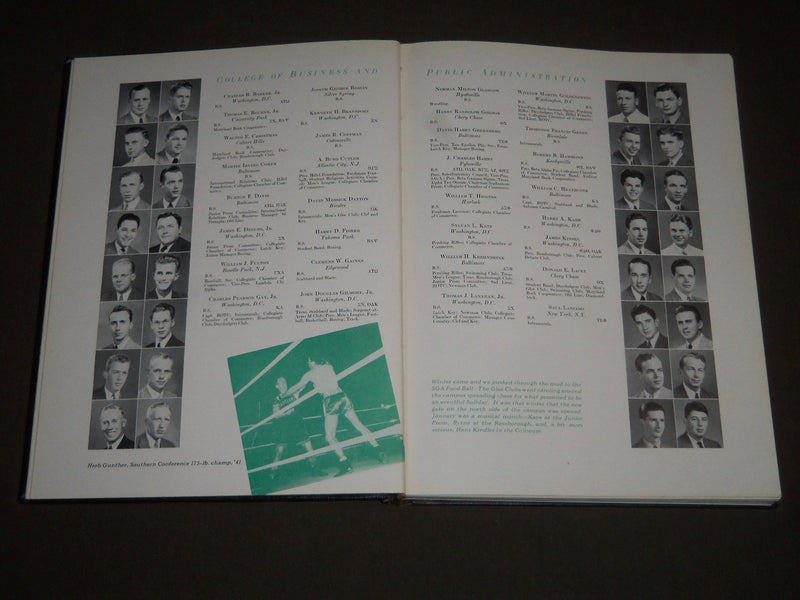 1943 TERRAPIN UNIVERSITY OF MARYLAND COLLEGE YEARBOOK - GREAT PHOTOS - YB 1172