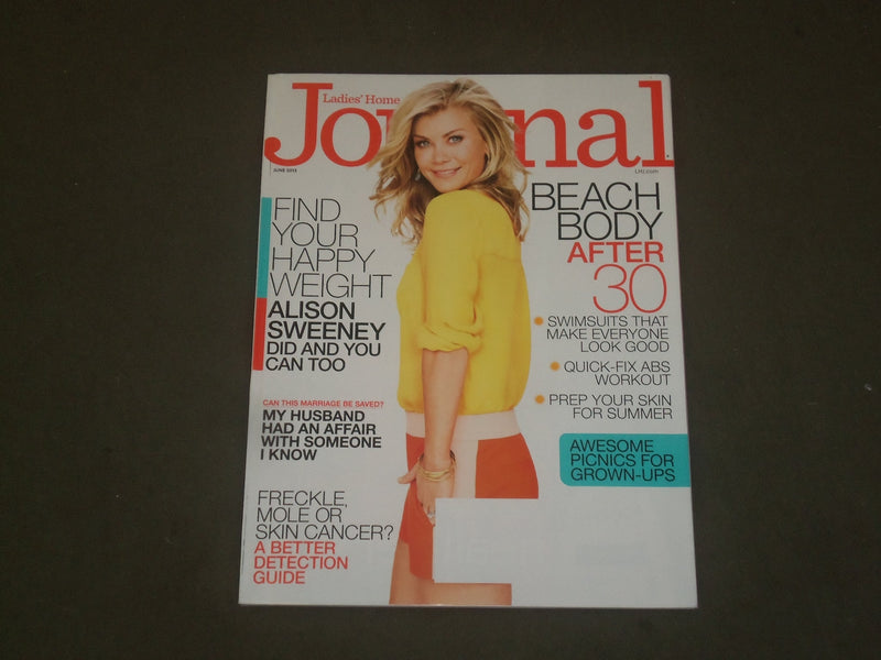 2013 JUNE LADIES' HOME JOURNAL MAGAZINE - ALISON SWEENEY - B 2301