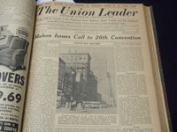 1939 THE UNION LEADER - CHICAGO RAILWAY - RAPID - BUS EMPLOYEES BOUND VOLUME