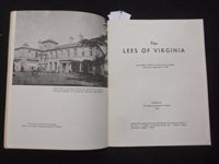 1967 THE LEES OF VIRGINIA SOFTCOVER BOOK - SOCIETY OF LEES OF VIRGINIA - J 9839