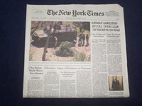 2023 APRIL 14 NEW YORK TIMES -AIRMAN ARRESTED BY FBI OVER LEAK OF SECRETS ON WAR