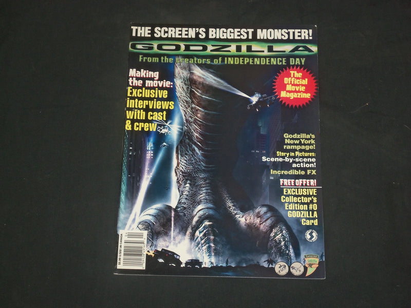 1998 GODZILLA MAGAZINE - THE OFFICIAL MOVIE MAGAZINE - B 4895