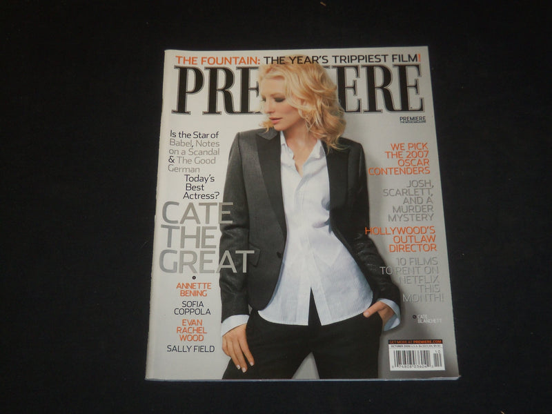 2006 OCTOBER PREMIERE MAGAZINE - CATE BLANCHETT - SP 4037