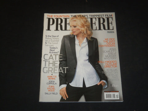 2006 OCTOBER PREMIERE MAGAZINE - CATE BLANCHETT - SP 4037