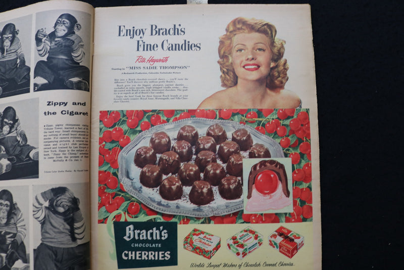 1953 NOV 8 CHICAGO SUNDAY TRIBUNE MAGAZINE -R. HAYWORTH & J. LEIGH - E 26348