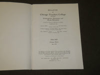 1924-1925 BULLETIN OF CHICAGO TEACHERS COLLEGE - ILLINOIS - J 3553