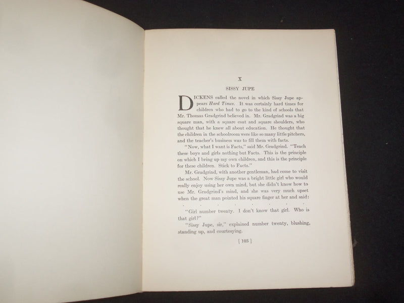 1931 THE CHILDREN OF DICKENS HARDCOVER BOOK BY SAMUEL MCCHORD CROTHERS - KD 9281