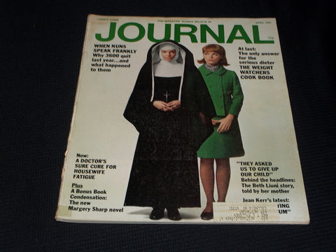 1967 APRIL LADIES HOME JOURNAL MAGAZINE NICE FRONT COVER - E 2488