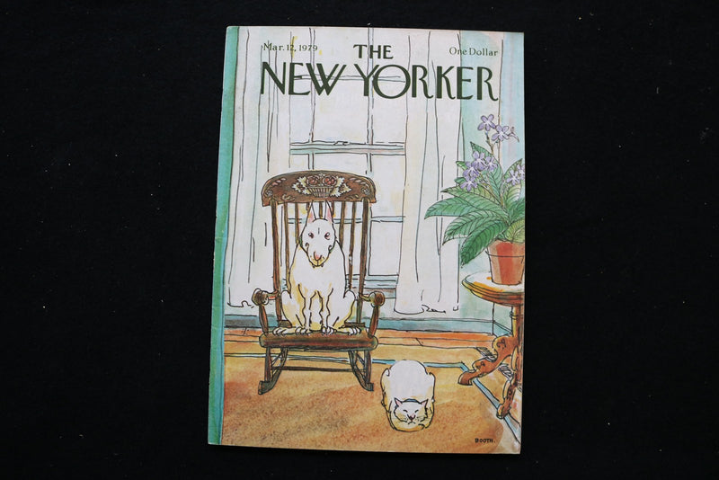 1979 MARCH 12 NEW YORKER MAGAZINE - GREAT ILLUSTRATED COVER - NY 2959