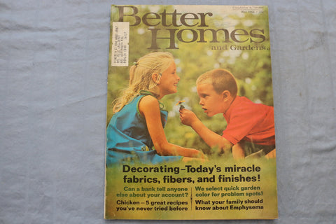 1966 MAY BETTER HOMES AND GARDENS MAGAZINE - DECORATING COVER - E 9689