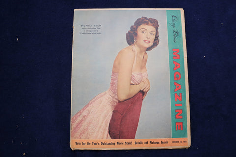 1955 NOVEMBER 13 CHICAGO TRIBUNE MAGAZINE - DONNA REED COVER - E 22165
