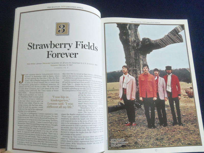 2010 ROLLING STONE MAGAZINE - THE BEATLES 100 GREATEST SONGS - SP 6480I