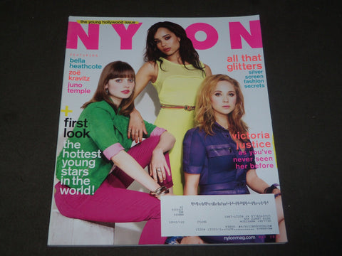 2012 MAY NYLON MAGAZINE - BELLA HEATHCOTE - ZOE KRAVITZ - JUNO TEMPLE - B 4215