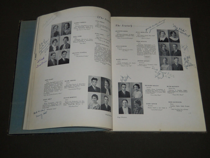 1934 THE STATOR CORNING FREE ACADEMY YEARBOOK - CORNING NEW YORK - YB 1044