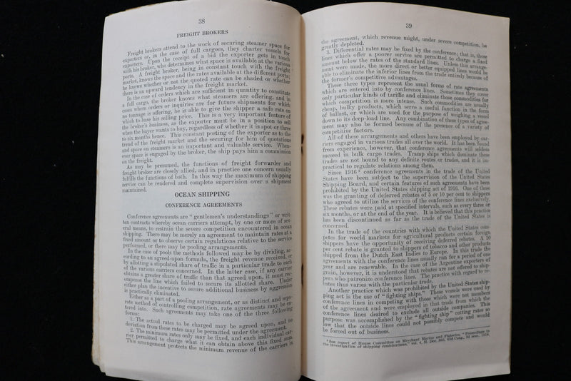 1924 U.S. DEPT OF COMMERCE REPORTS - SUPPLEMENTS - LOT OF 2 - SOFTCOVER - K 3006