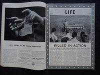 1943 JULY 5 LIFE MAGAZINE - AMERICA'S COMBAT DEAD - L 346