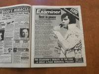 1978 AUGUST 8 NATIONAL EXAMINER NEWSPAPER - ELVIS, ANNIVERSARY TRIBUTE - NP 4729
