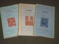 1940-1942 A CATALOGUE OF THE RENAISSANCE PART TWO LOT OF 3 - KD 2099U