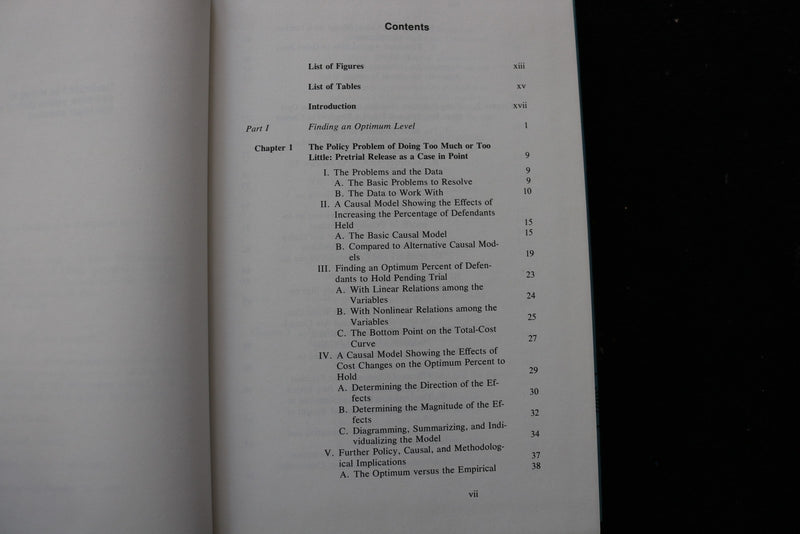 1977 LEGAL POLICY ANALYSIS HARDCOVER BOOK BY S. NAGEL & M. NEEF - KD 9783