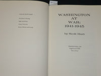 1970 WASHINGTON AT WAR HARDCOVER BOOK INSCRIBED BY SCOTT HART - D 486