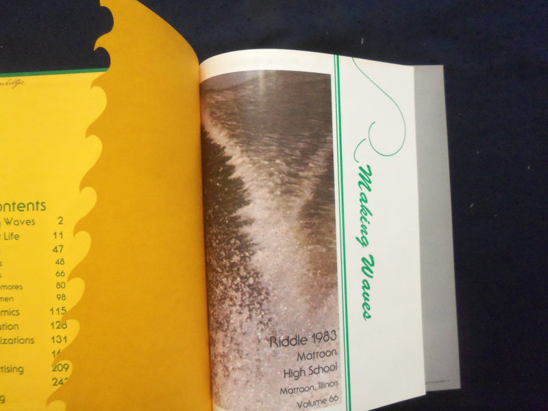 1983 RIDDLE MATTHOON HIGH SCHOOL YEARBOOK - MATTOON, IL - YB 3307