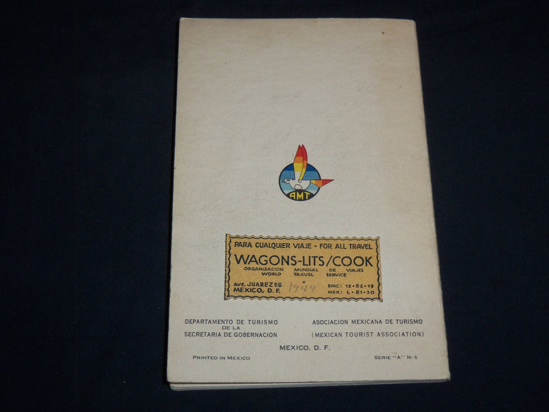 1940'S MEXICO'S WESTERN HIGHWAYS BOOK BY PEMEX TRAVEL CLUB - NICE MAPS - J 8189