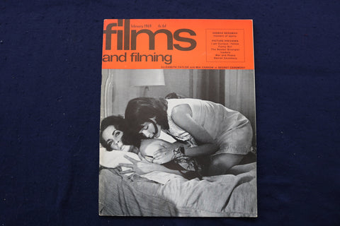 1969 FEB FILMS AND FILMING MAGAZINE - ELIZABETH TAYLOR & FARROW COVER - E 17959