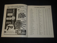 1950 OCTOBER 22 RAMS VS. COLTS PRO FOOTBALL PROGRAM - TITTLE- J 5496