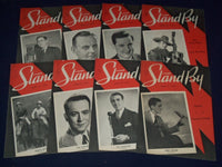 1938 STANDBY! PRAIRIE FARMER'S RADIO WEEKLY LOT OF 25 - GREAT COVERS - O 2347