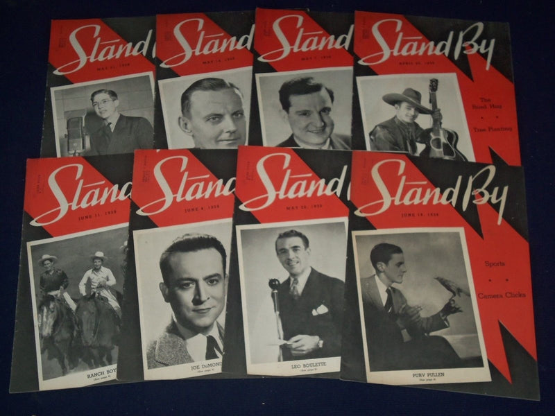 1938 STANDBY! PRAIRIE FARMER'S RADIO WEEKLY LOT OF 25 - GREAT COVERS - O 2347