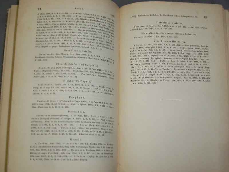 1857 PARALLELE DER ERDBEBEN DER NORDLICHTER UND DES ERDMAGNETISMUS - J 4874