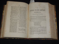 1853-1854 THE UNITED STATES REVIEW BOUND VOLUME NO. 2 - NEW YORK - KD 9524