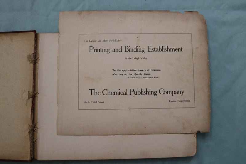 1912 THE RECHAUFFE EASTON HIGH SCHOOL YEARBOOK - EASTON, PENNSYLVANIA - YB 3544