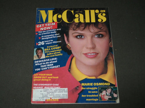 1985 APRIL MCCALL'S MAGAZINE - MARIE OSMOND COVER - B 2942