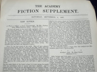 1897-1898 THE ACADEMY WEEKLY REVIEW OF LITERATURE LOT OF 38 - LONDON - O 2375