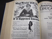 1928 JANUARY-DECEMBER JOURNAL OF EDUCATION BOUND VOLUME - COMPLETE YEAR - R 891