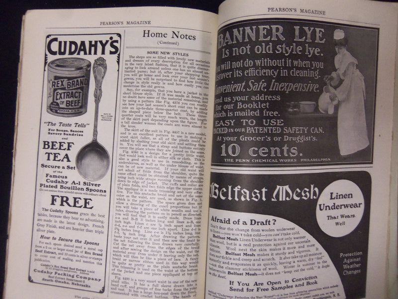 1903 NOVEMBER PEARSON'S MAGAZINE - NICE STORIES, ADS & ILLUSTRATIONS - ST 3002