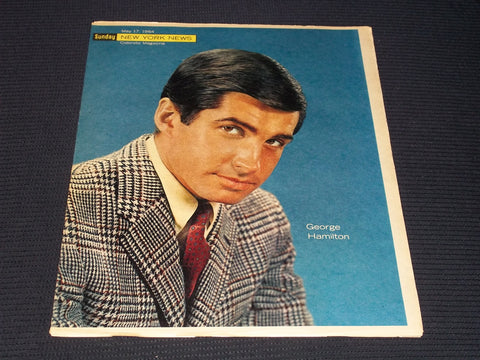 1964 MAY 17 SUNDAY NEW YORK NEWS COLOROTO MAGAZINE - GEORGE HAMILTON - E 13024