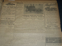 1908 NOVEMBER 8 THE BOSTON HERALD -HARVARD & DARTMOUTH FOOTBALL VICTORS - BH 245