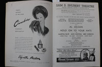1940 HOLD ON TO YOUR HATS PROGRAM - THE PLAYBILL - AL JOLSON - K 3045