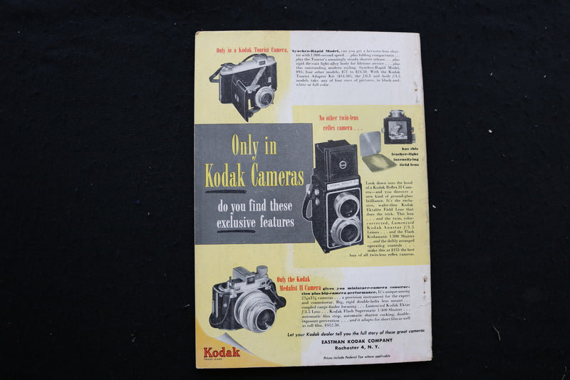 1950 JANUARY THE CAMERA MAGAZINE - BOATS ON THE WATER COVER - K 347