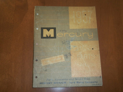 1957 MERCURY CHASSIS PARTS CATALOG - KD 6694
