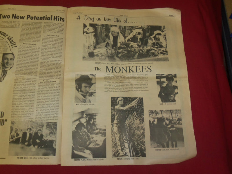 1967 JULY 29 THE BEAT NEWSPAPER-HARRISON-JAGGER-PHOTOS, ARTICLES & ADS - NP 3918