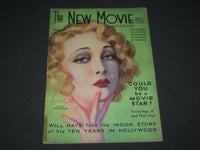 1931 AUGUST THE NEW MOVIE MAGAZINE - HELEN TWELVETREES COVER - WILL HAYS - M 37