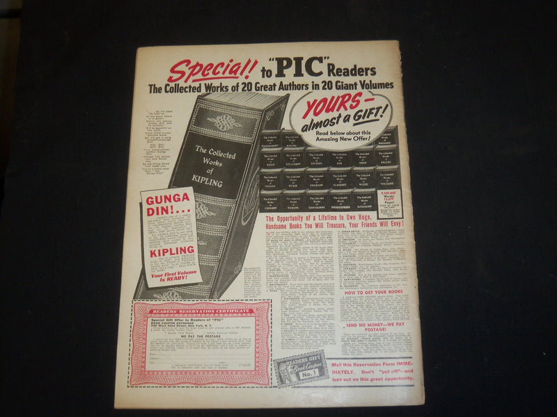 1939 APRIL 18 PIC MAGAZINE - CAROLE NAISH, JUDITH BARRETT COVER - ST 5272